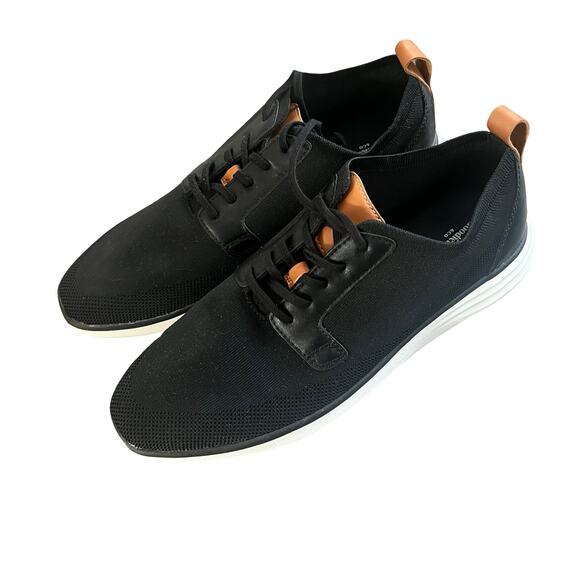 GOODFELLOW & CO Men's Zeke Knit Dress Sneakers Black 13 - Picture 3 of 5